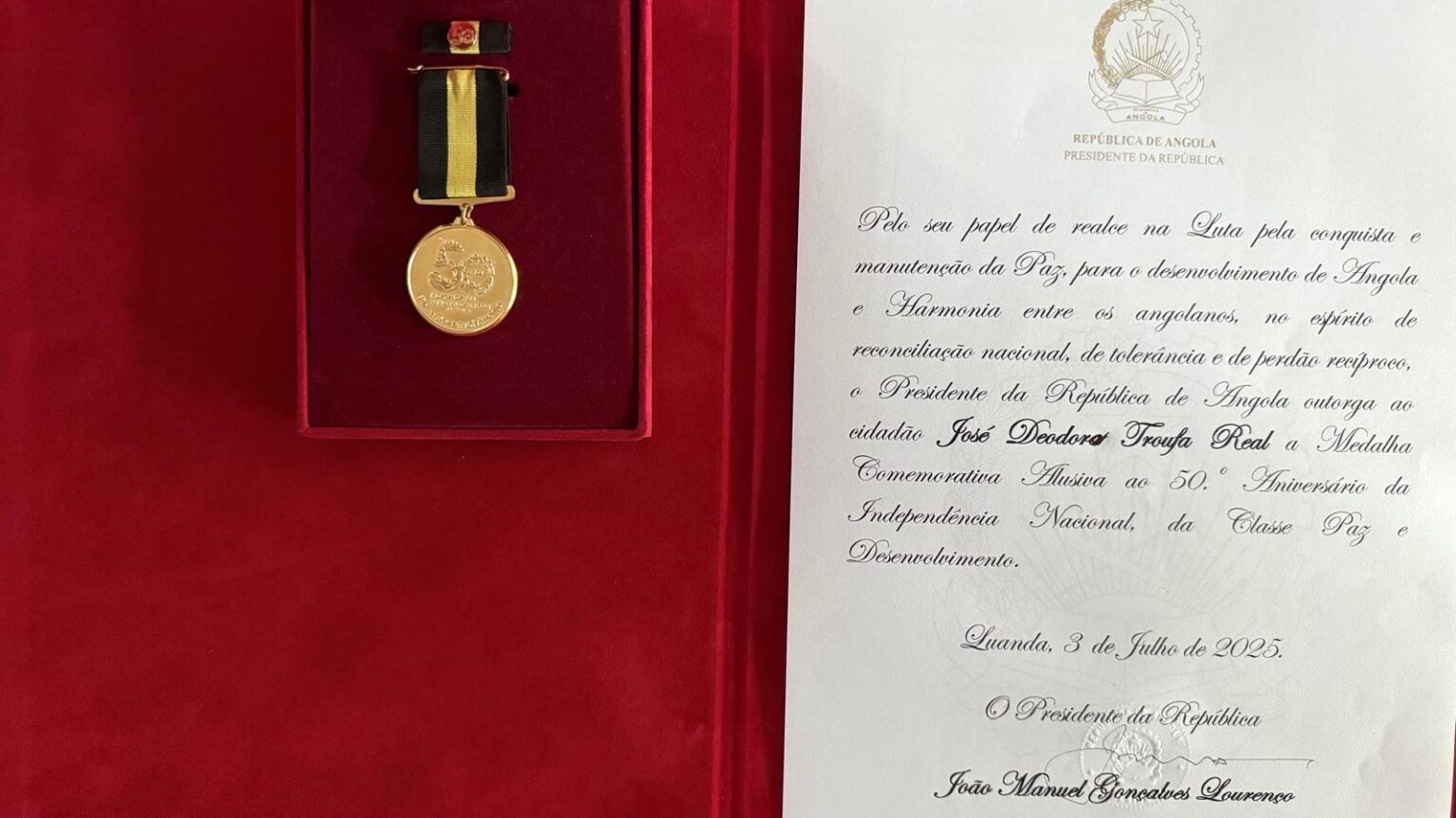 3ª Cerimónia de Condecoração no âmbito das Comemorações dos 50 Anos da ...